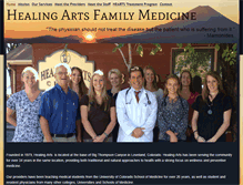 Tablet Screenshot of healingartsfamilymedicine.com